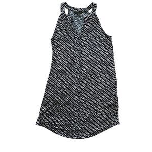 Banana Republic Woman's Sleeveless V Neck Geometric Dress Size Small